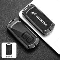 ราคา ฝาครอบปลอกกุญแจรีโมทรถจักรยานยนต์อัจฉริยะที่ยึดเปลือกรีโมทคอนโทรลพวงกุญแจหนังวัวแท้โลหะผสมสังกะสีสำหรับ Honda Scoopy Airblade Vario Click PCX 125 150 Click 150i SH SH125 (21277725995)