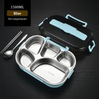 ราคา กล่องข้าวพกพา กล่องข้าว กล่องข้าว2ช่อง กล่องข้าว4ช่อง lunchbox กล่องอาหารกลางวัน ฝาปิดล็อคแน่นกันอาหารหก กล่องข้าวห่อ กล่องเก็บอาหาร RelaxHome th (21902916583)