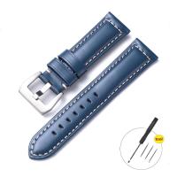 ราคา สายนาฬิกาหนังวัวแท้22มม ขนาด18 20 22 24 26มม สำหรับ Samsung Galaxy Watch 42มม Active 40 44มม สายหนังแท้22มม สำหรับ Samsung Gear S3 Galaxy Watch 46มม Samsung Watch 3 46มม (21597109451)