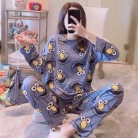 ราคา แขนยาว Sleepwear ผู้หญิงบวกขนาด Sleepwear ผู้หญิงเกาหลีรุ่น Outwear ผู้หญิงชุดนอนชุดบ้าน (20458509807)