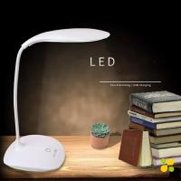 ราคา CLM โคมไฟอ่านหนังสือ โคมไฟไร้สาย 1 8 W โคมไฟ LED มี USB ปรับไฟ 3 ระดับ table lamp (16103170234)