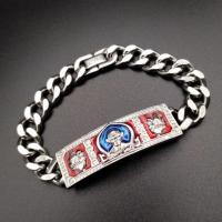 ราคา เลสหลวงพ่อรวย วัดตะโกสีเงิน เป็นเนื้อสแตนเลสสแท้ 100 มีน้ำหนัก 4 บาทกับ 2 บาท (21353376825)