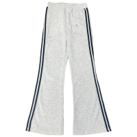 ราคา Keu พร้อมส่ง กางเกงวอร์ม แต่งแถบเอวสูง เอวสม็อกยางยืด ปลายขาม้า แฟชั่นเกาหลี (21719411053)