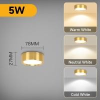 ราคา ไตรรงค์ ไฟดาวน์ไลท์ LED โคมไฟเพดาน Downlight ไฟ LED 3 สีเปลี่ยน ดาวน์ไลท์แบบติดตั้งบนพื้นผิวไฟเพดานทรงกลม 220 265V ใช้สำหรับห้องนอนห้องครัว ไฟ led ไฟติดเพดาน ไฟเพดาน ไฟห้องนอน (21962448430)