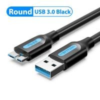 ราคา Vention Micro USB 3 0สาย USB 3 0ชายกับ Micro B ชายอะแดปเตอร์เคเบิ้ลสำหรับ Samsung Note 3 S5 Seagate โตชิบา Newman Sony Lenovo WD WEST โทรศัพท์มือถือมือถือฮาร์ดไดรฟ์สายเคเบิลข้อมูล (17131114331)