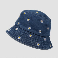 ราคา MNO 9 THING Bucket หมวกบักเก็ตBK J 013 หมวกกันแดด หมวกทรงบักเก็ตปักลายดอกกเดซี่ น่ารักๆ (21838141798)