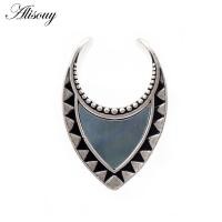 ราคา Alisouy 1ชิ้นวินเทจทองแดงเชลล์น้ำหยดจิวใส่หูรูปดอกไม้ตัวขยายปลั๊กต่างหูห่วงขยายเจาะอัญมณีประดับร่างกาย (20495101265)