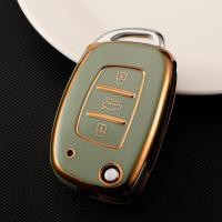 ราคา TPU Flip Car Key Case Cover Remote Fob Holder Shell Keychain Protector สำหรับ Hyundai Starex Elantra Veloster Verna Reina Ix25 Creta Solaris H 1 H1 Elite NS พับรีโมท Fob ผู้ถือ Protector (15506228808)
