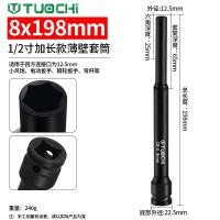 ราคา ประแจไฟฟ้า1 2นิ้วเพิ่มความยาว20ซม ซ็อกเก็ตผนังบางเพิ่มความหนาปืนลมขนาดเล็กบิ๊กเฟยหกเหลี่ยมเพิ่มความลึกปลอกหัวแผ่น (21843970386)