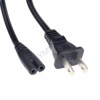 ราคา สีดำ ขาวแล็ปท็อปสายไฟACสหภาพยุโรปรูปที่ 8 สาย 1 5 เมตรIEC C7 สหรัฐสายไฟNEMA 1 15 จุดเพื่อC7 อะแดปเตอร์สายไฟตะกั่วสำหรับทีวีกล้องเครื่องพิมพ์โน๊ตบุ๊คPS4 Pro (3632838054)