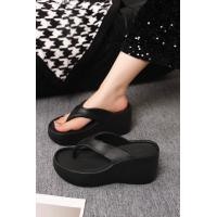 ราคา รองเท้าแตะแบบสวมเสริมส้นสูง 3 นิ้ว รองเท้าEVA มี 2 สีA222 (21751331835)