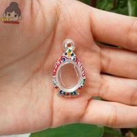 ราคา กรอบพระ กรอบพระเงินผสม เม็ดแตง กว้าง1 4 สูง1 9cm ขนาดจอกระจก (20223422671)