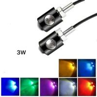 ราคา ไฟตาแมว LED 12V ตาแมวมีข้าง 3Wไฟเลี้ยวแต่ง ไฟส่องป้ายทะเบียน 2ชิ้น เลือกสีได้ (8014855092)