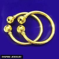 ราคา Inspire Jewelry NN กำไลข้อเท้าเด็ก กระพรวนคู่ ทองเหลืองอร่าม กลมเกลี้ยง ใช้งานดีและทนมาก (21688558676)