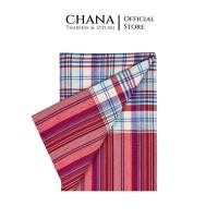 ราคา Chanathai ผ้าขาวม้าผ้าฝ้าย100 เย็บริมแล้ว ขนาด 90x200ซม โทนสีแดง (21808708588)