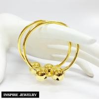ราคา Inspire Jewelry NN กำไลข้อเท้าเด็ก กระพรวนคู่โบราณ ทองเหลืองอร่าม กลมเกลี้ยง ใช้งานดีและทนมาก ขนาด 4 8 5 5CM (21688625107)