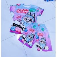 ราคา พร้อมส่ง ชุดลาบูบู้ ชุดเด็กลาบูบู้สุดฮอต ผ้าไมโครพรีเมี่ยม ใส่สบาย (21888894914)
