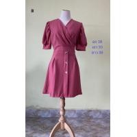 ราคา เดรสทำงานสีชมพู มือ 1 (21499476217)