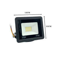 ราคา สปอตไลท์ ไฟสว่าง Spotlight LED10W 20W 30W 50W 150W 200W AC 220V ใช้ไฟบ้าน220V แสงขาว IP66 LED สว่างมากๆ (21350601386)