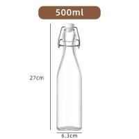 ราคา ขวดแก้วล็อคใส ขวดเอนไซม์ ขวดเครื่องดื่มน้ำผลไม้ สำหรับใช้ใส่น้ำผลไม้ ไวน์ผลไม้ สินค้าคุณภาพ (21747638238)