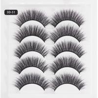 ราคา ร้านไทย ขนตาปลอม หนา ฟู 3D 5 คู่ Mink Hair False Eyelashes (10307533843)