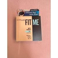 ราคา 1ตลับ ใหม่ล่าสุด Exp 10 26 แป้งพัฟเมย์เบลลีน กันแดด SPF 32 PA ฟิต มี แมท พอร์เลส Maybelline FIT ME POWDER (21571489767)