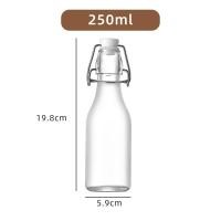 ราคา ขวดแก้วล็อคใส ขวดเอนไซม์ ขวดเครื่องดื่มน้ำผลไม้ สำหรับใช้ใส่น้ำผลไม้ ไวน์ผลไม้ สินค้าคุณภาพ (21747638235)