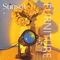 ราคา FT Rainbow Sunset โปรเจคเตอร์บรรยากาศไฟกลางคืนร้านกาแฟโปรเจคเตอร์เด็กห้องนอนน่ารัก Sunset โคมไฟโปรเจคเตอร์ (8185757872)