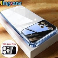 ราคา Jingsanc เคสสำหรับ Redmi Note 11 Pro Plus note 11 Pro ชุบนิ่มพร้อมหน้าต่างขนาดใหญ่บางใสสีใสในเครื่องดั้งเดิมเคสป้องกันเลนส์กล้องถ่ายรูปเต็มรูปแบบ A31 2 (20996850808)