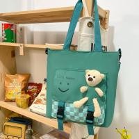 ราคา ส่งจากไทย 5สี พร้อมส่ง กระเป๋าสะพายข้าง ใบใหญ่ผ้าหนา กระเป๋าผ้าแคนวาสสไตล์ใหม่ (21888116681)