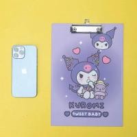 ราคา Sanrio แผ่นรองเขียน Pocchaco My Melody Kuromi คลิปบอร์ด ลายการ์ตูน ขนาด A4 สําหรับจัดระเบียบกระดาษ เมนูนักเรียน ออฟฟิศ (21702714644)