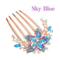 ราคา หวีผมดอกไม้ใบเจ้าสาว คริสตัลเครื่องประดับผม เครื่องประดับจัดงานแต่งงาน หวีสับ กิ๊บติดผม เครื่องประดับผม หวีเสียบ กิ๊บติดผมดอกไม้ (21532697027)