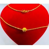 ราคา 74สร้อยคอโซ่คล้องจี้ตัดลายจิกเพชรกลมและไข่หนักประมาณ1สลึงความยาวรวมตะขอ งานดีมีคุณภาพเกรดพรีเมียม (15485727388)