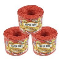 ราคา Boston เชือกกระดาษเกลียว Paper Rope ยาว 50 เมตร แพ็ค 3 ม้วน มีให้เลือก 7 สี (9140461824)