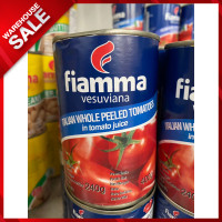ราคา เกรด 2 Grade B Fiamma Whole Peeled Tomatoes in Tomato Juice 400 g ไฟมมามะเขือเทศปอกเปลือกในน้ำมะเขือเทศ ขนาด 400 กรัม 6000 (21454347029)