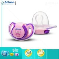 ราคา ATTOON จุกนมซิลิโคน จุกหลอก หัวกลม สำหรับเด็กทารก 0M (21280698339)