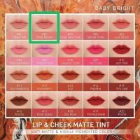 ราคา Baby Bright Lip Cheek Matte Tint 2 4g ลิปเบบี้ไบร์ท ลิปทิ้น ทิ้นท์ เนื้อแมท ใช้ได้ทั้งปากและแก้ม ง ลิปแมทต์ ลิปจุ่ม (21828634957)