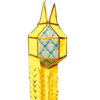 ราคา โคมล้านนา โคมผ้า โคมแขวน โคมลอยกระทง โคมยี่เป็ง ขนาด 6 นิ้ว ลายไทย (5747966432)