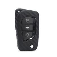 ราคา กล่องกุญแจรีโมทรถคาร์บอนไฟเบอร์ LT ABS สำหรับ Toyota Hilux Revo Fortuner Innova Harrier Camry Vellfire Alpha Fortuner Vios (20477475656)