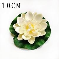 ราคา 10cm 17cm ดอกบัวลอยน้ำ เสริมฮวงจุ้ย พร็อพถ่ายรูป ตกแต่งบ้าน สวน สระ สปา ดอกบัวปลอมลอยน้ำ ดอกบัว ดอกบัวมงคล (21386361662)