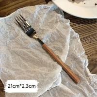 ราคา ช้อนสแตนเลส มีดและส้อม ชุดอาหารสแตนเลสพร้อมที่จับไม้ ช้อนยาวสแตนเลส ส้อมสแตนเลสและช้อน (21652229347)