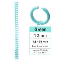 ราคา สันห่วงถอดได้ สันกระดูกงู สมุดเติมไส้ สมุดรีฟิล 12mm สันห่วง สันห่วงเข้าเล่ม ใส่กระดาษรีฟิลได้ สีพาสเทล Plastic Ring Binder Binding Comb MY195 (8107724653)
