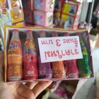 ราคา ลูกอมเกล็ดน้ำตาลกลิ่นผลไม้ ขวดแฟนต้า 3g แพ็ค 12 ขวดเล็ก (21454284161)