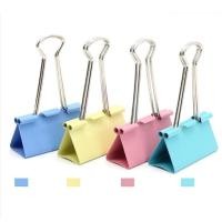 ราคา คลิปหนีบกระดาษ ที่หนีบกระดาษ คลิบดำ คลิบหลากสี Double Clip TEX (19295013781)