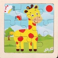 ราคา Wooden 3D Jigsaw Puzzle Cartoon Animal Mainan Puzzle Educational Toys For Toddler Mini Jigsaw Puzzle (21495623679)