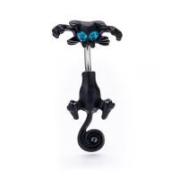 ราคา ห่วงเจาะสะดือปุ่มท้องรูปสัตว์เลี้ยงแมวแนววินเทจรุ่นใหม่มีเสน่ห์ดีไซน์ราคาถูกแมวแนววินเทจอัญมณีประดับร่างกาย (19606472003)