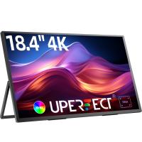 ราคา UPERFECT UXbox การจัดส่งในพื้นที่ T118 18 Inch Large Gaming Monitor 4K Display for Starfield 100 sRGB Wide Color Gamut HDR FreeSync Speaker Type C HDMI VESA Portable Monitor for Laptop PC Phone Stand 