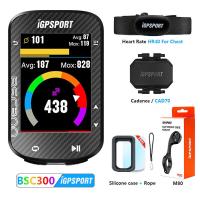ราคา IGPSPORT จักรยานมีตัววัดความเร็วรอบปั่นนำทาง Gpsมาตรอัตราเร็วไร้สายคอมพิวเตอร์ GPS จักรยาน Bsc300 IPX7กันน้ำ (19382360790)