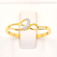 ราคา Happy Jewelry แหวนดีไซน์เก๋ ประดับเพชร ทองแท้ 9k 37 5 เพชรเกสร ME950 (21840835483)