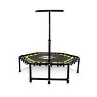 ราคา Sanook Trampoline แทรมโพลีนที่กระโดด รุ่นยางยืด 53 นิ้ว 134 ซม ทรงหกเหลี่ยม สีเหลือง ราคาถูก แถมฟรียางยืดอะไหล่ 6 เส้น มีเก็บปลายทาง (21422305555)